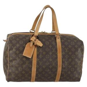 LOUIS VUITTON Monogram Sac Souple 45 Boston Bag M41624 LV Auth 160129